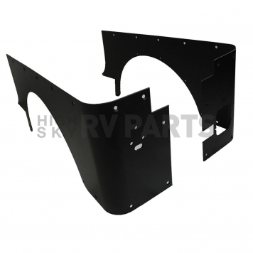 Paramount Automotive Body Corner Guard - Steel Black Set Of 2 - 510207-2