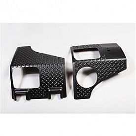 Rugged Ridge Body Corner Guard - Plastic Black Diamond Plate - 1165101