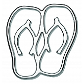 Cruiser Decal - Hula Flops - 83003