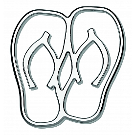 Cruiser Decal - Hula Flops - 83003