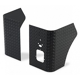 Warrior Products Body Corner Guard - Aluminum Black Set Of 2 - 904APC