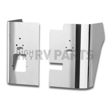 Warrior Products Body Corner Guard - Aluminum Silver Set Of 2 - 907A