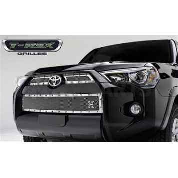 T-Rex Truck Products Grille Insert - Mesh Rectangular Polished Stainless Steel - 6719490