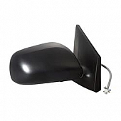 K-Source Exterior Mirror Electric OEM Black Single - 70625T