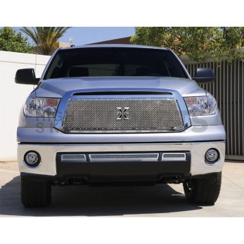 T-Rex Truck Products Grille Insert - Mesh Rectangular Polished Stainless Steel - 6719630