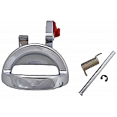 Help! By Dorman Interior Door Handle - Lever Plastic Silver Single - 82517