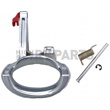 Help! By Dorman Interior Door Handle - Lever Plastic Silver Single - 82517-1