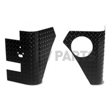 Warrior Products Body Corner Guard - Steel Black Set Of 2 - S918A