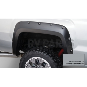Bushwacker Fender Flare - Quicksilver Metallic - Paint Code GAN Dura-Flex 2000 ABS Smooth Plastic Smooth Set Of 4 - 4097454-1