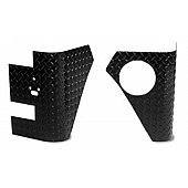 Warrior Products Body Corner Guard - Steel Black Set Of 2 - S918AX