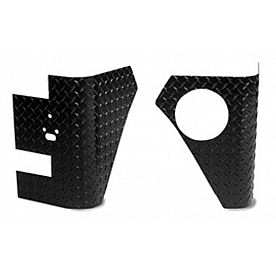 Warrior Products Body Corner Guard - Steel Black Set Of 2 - S918AX