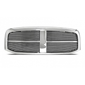 Street Scene Grille - Silver Aluminum - 95075522