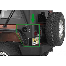 Warrior Products Body Corner Guard - Steel Black Set Of 2 - S924A