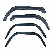 Omix-Ada Fender Flare - Black Thermoplastic Set Of 4 - 1160401