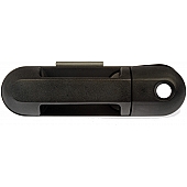 Help! By Dorman Exterior Door Handle - Plastic Black Single - 80652