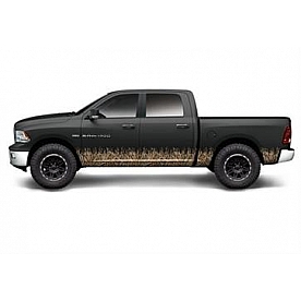 MOSSY OAK Vehicle Wrap Graphics - Rocker Panel Mossy Oak Shadow Grass Blades Pattern - 10010MSGB