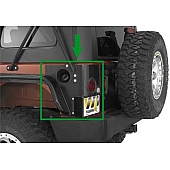 Warrior Products Body Corner Guard - Steel Black Set Of 2 - S926A