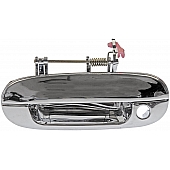 Help! By Dorman Exterior Door Handle - Plastic Silver Single - 91144