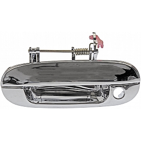 Help! By Dorman Exterior Door Handle - Plastic Silver Single - 91144