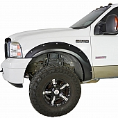 Paramount Automotive Fender Flare - Black ABS Plastic Black Set Of 4 - 580401