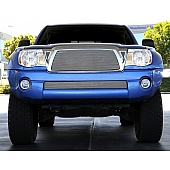 T-Rex Truck Products Grille Insert - Horizontal Bar Rectangular Polished Aluminum - 20937