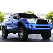 T-Rex Truck Products Grille Insert - Horizontal Bar Rectangular Black Powder Coated Aluminum - 20937B