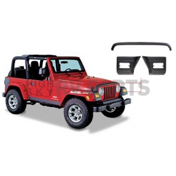 Bushwacker Body Corner Guard - Thermoplastic Polyolefin Textured Set Of 2 - 14005