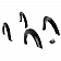 Paramount Automotive Fender Flare - Black ABS Plastic Black Set Of 4 - 580405
