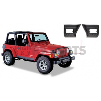 Bushwacker Body Corner Guard - Thermoplastic Polyolefin Textured Set Of 2 - 14007