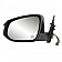 K-Source Exterior Mirror Electric OEM Black Single - 70186T