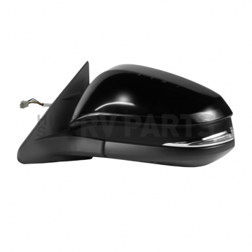 K-Source Exterior Mirror Electric OEM Black Single - 70186T-1