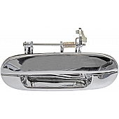 Help! By Dorman Exterior Door Handle - Plastic Silver Single - 91148
