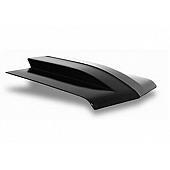 Harwood Fiberglass Hood - Cowl Induction Gelcoat Fiberglass Black - B21204