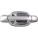 Help! By Dorman Exterior Door Handle - Plastic Silver Single - 91161