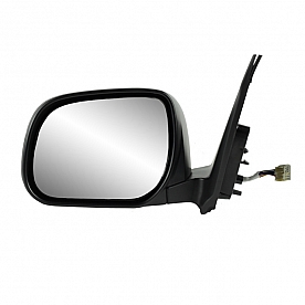 K-Source Exterior Mirror Electric OEM Black Single - 70192T