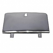 Rugged Ridge Glove Box Door - Silver Stainless Steel Polished - 1112501