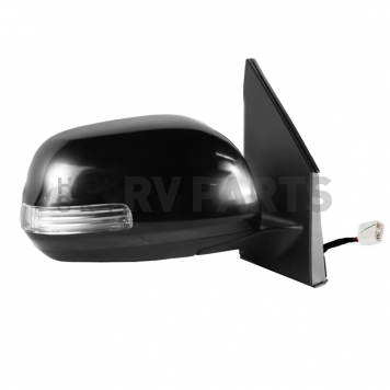 K-Source Exterior Mirror Electric OEM Black Single - 70195T-1