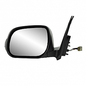 K-Source Exterior Mirror Electric OEM Black Single - 70196T