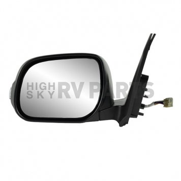 K-Source Exterior Mirror Electric OEM Black Single - 70196T