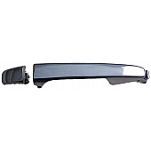 Help! By Dorman Exterior Door Handle - Plastic Silver Single - 81167