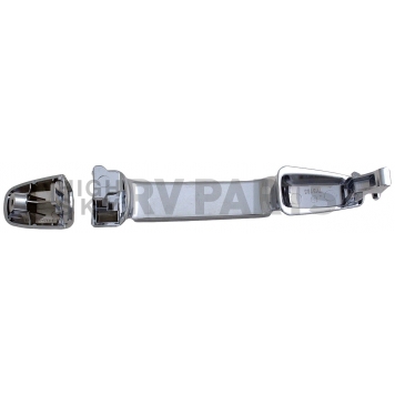 Help! By Dorman Exterior Door Handle - Plastic Silver Single - 81167-1
