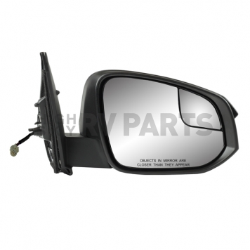 K-Source Exterior Mirror Electric OEM Black Single - 70197T