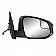 K-Source Exterior Mirror Electric OEM Black Single - 70197T