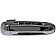 Help! By Dorman Exterior Door Handle - Plastic Silver Single - 91021