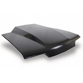 Harwood Fiberglass Hood - Cowl Induction Bare Fiberglass Black - B26304
