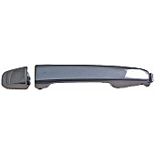 Help! By Dorman Exterior Door Handle - Plastic Silver/ Black Single - 81170