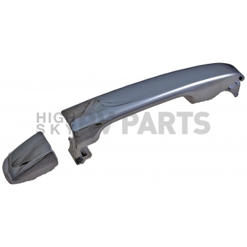 Help! By Dorman Exterior Door Handle - Plastic Silver/ Black Single - 81170-2