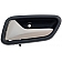 Help! By Dorman Interior Door Handle - Plastic Black Housing With Silver Lever Single - 83859
