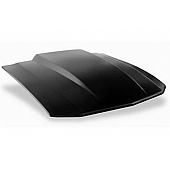 Harwood Fiberglass Hood - Cowl Induction Gloss Fiberglass Black - B26605