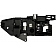 Help! By Dorman Interior Door Handle - Lever Plastic Black Single - 81174